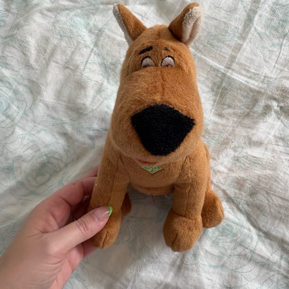 Plush Scooby-Doo Dog Toy - Brown and Black